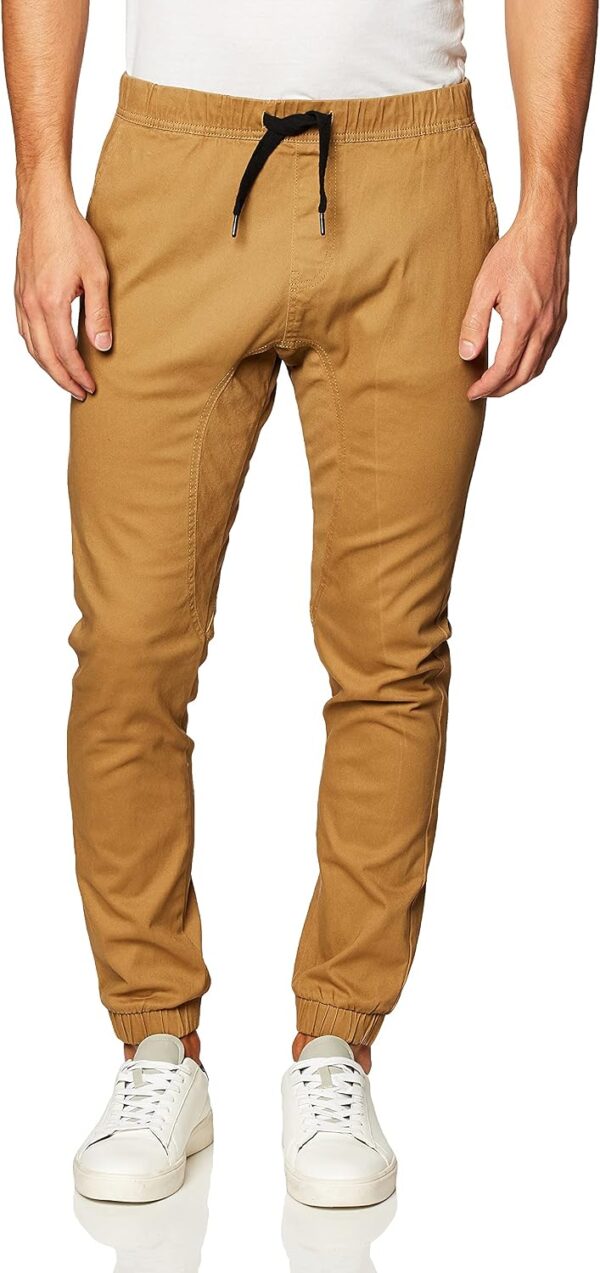 Men's Basic Stretch Twill Jogger Pants-Reg and Big & Tall Sizes